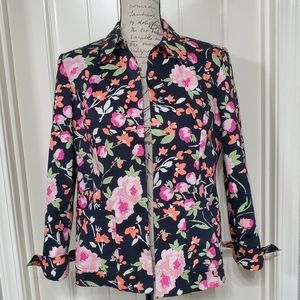 💐First Issue Liz Claiborne Floral Blazer💐